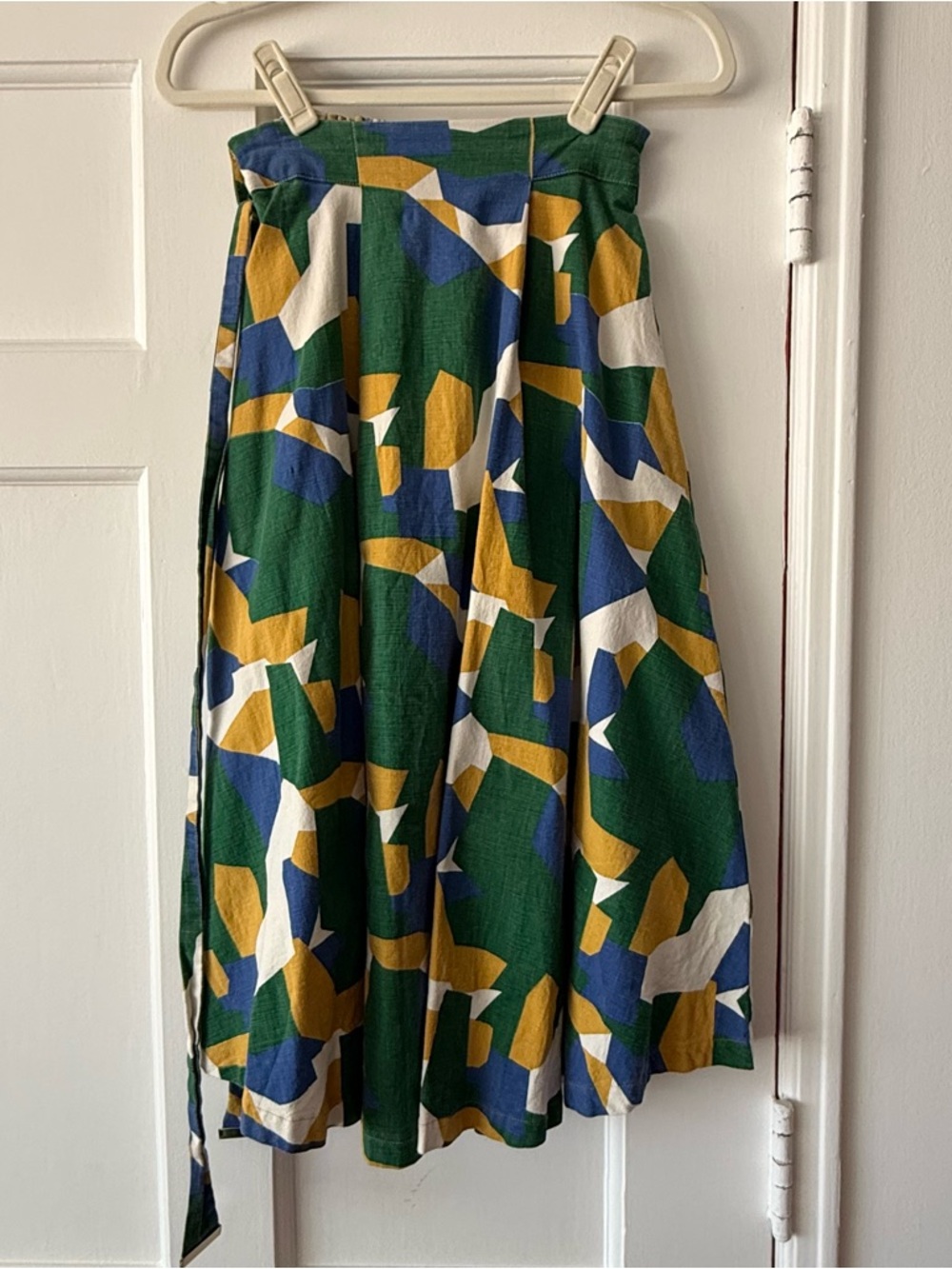 Switch by Arch Abstract Print Midi Skirt